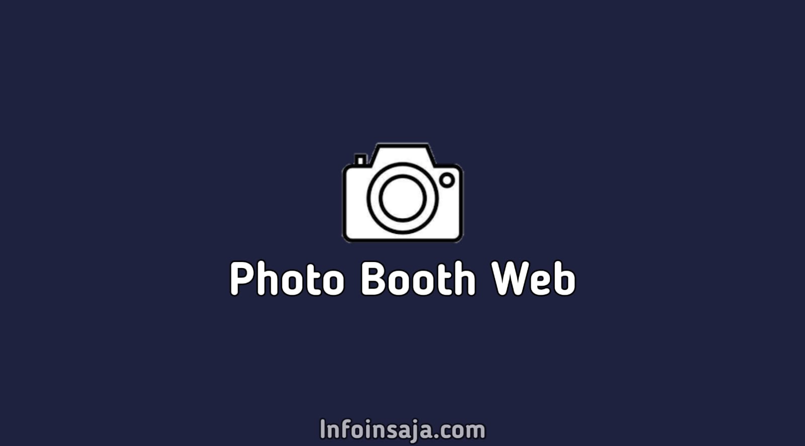 Photo Booth Web