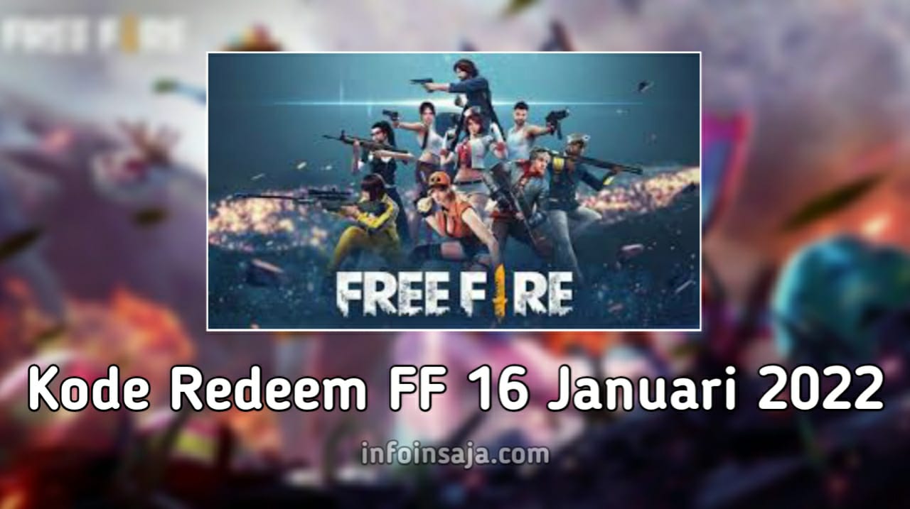 Kode Redeem FF 16 Januari 2022
