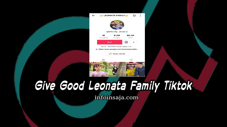 Give Good 🥺🥰 Leonata Family Tiktok