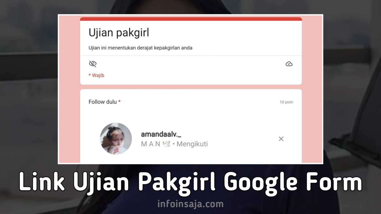 Link Ujian Pakgirl Google Form