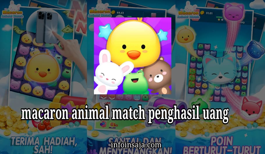Macaron Animal Match Apk Game Penghasil Uang