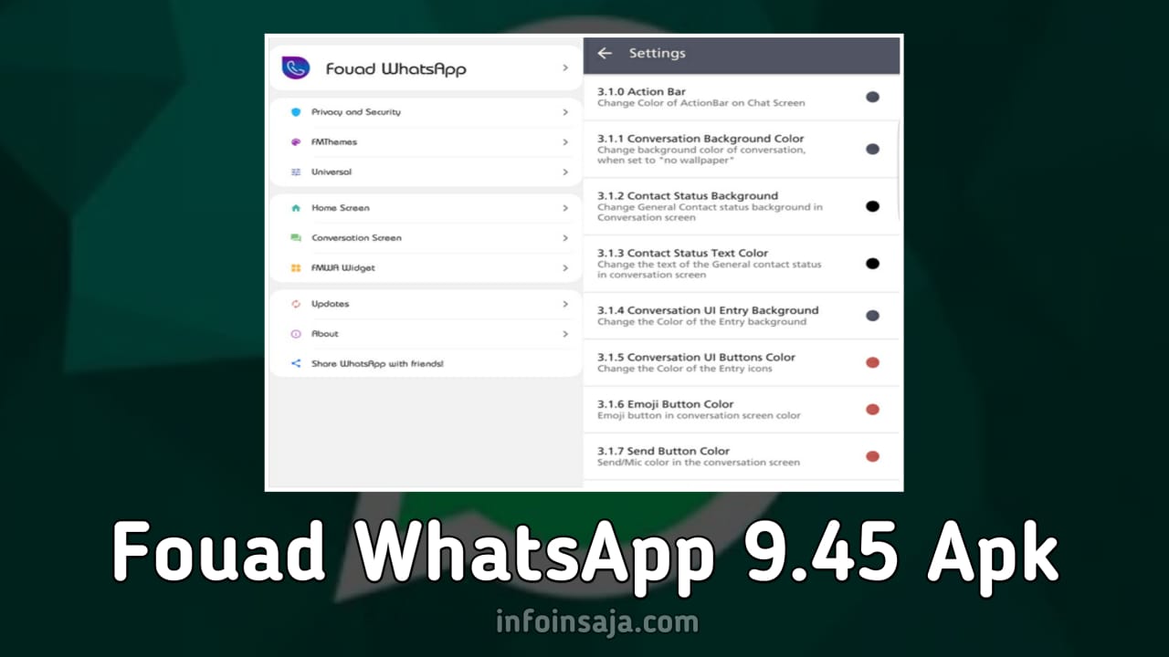 Fouad WhatsApp 9.45 APK Download